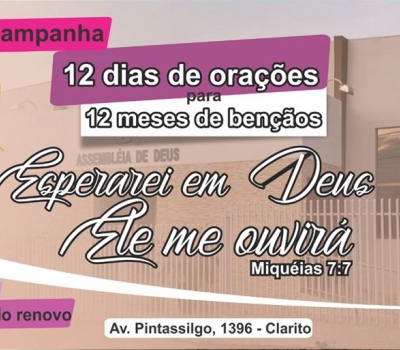  ''12 dias de Ora��es para 12 meses de Ben��os''